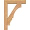 Ekena Millwork Balboa Block Smooth Bracket w/ Offset Brace, Western Red Cedar, 5 1/2"W x 22"D x 30"H BKT0604X22X30BOA05SWR - alternate 4